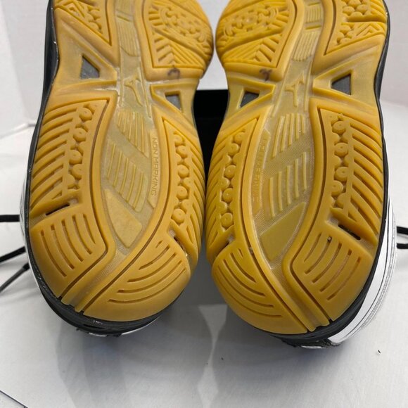 Mizuno Cyclone Speed 3 Volleyball Shoes Non Marking White Black - Picture 7 of 13